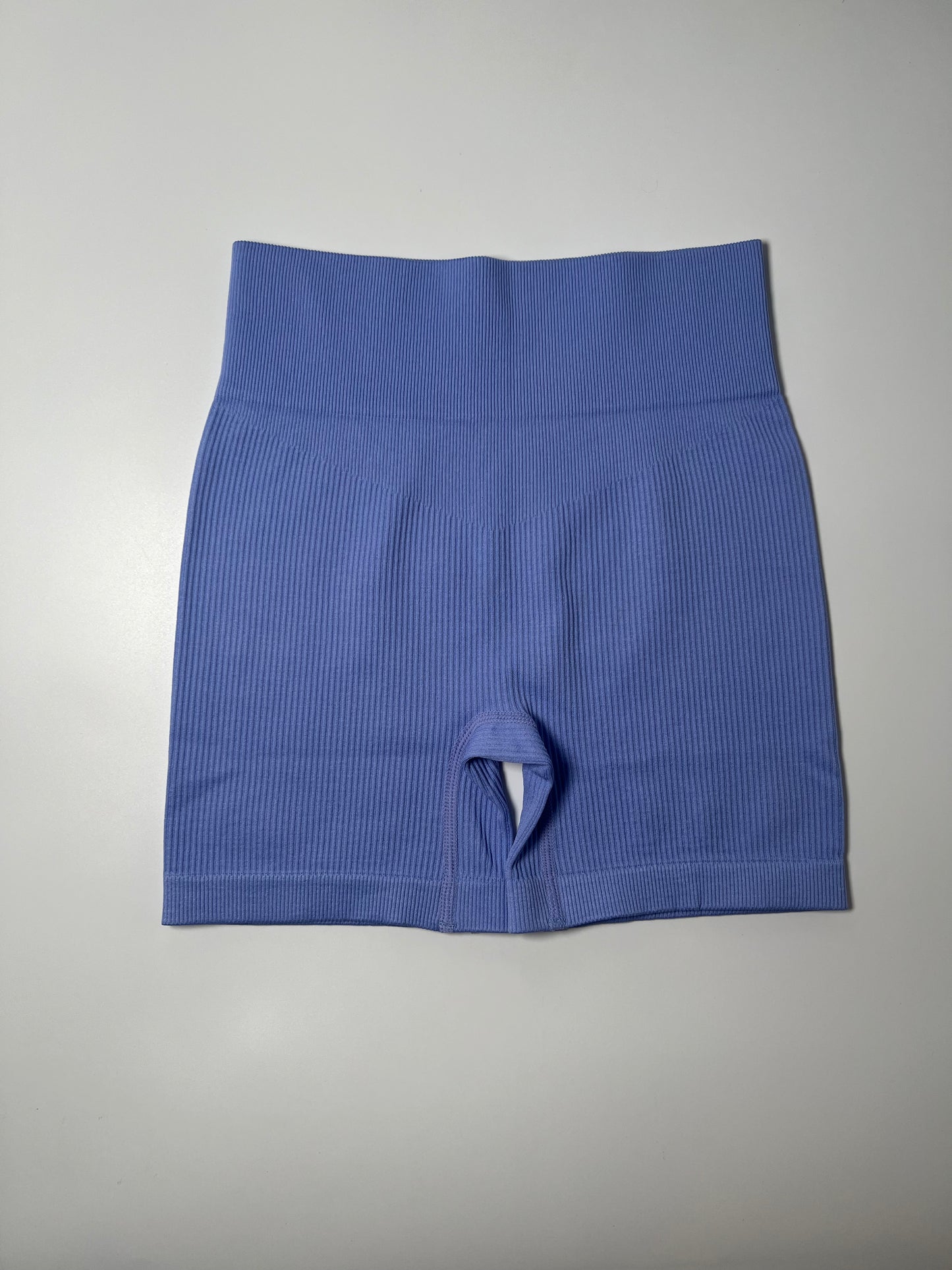 Seamless Ribbed Shorts - Violet