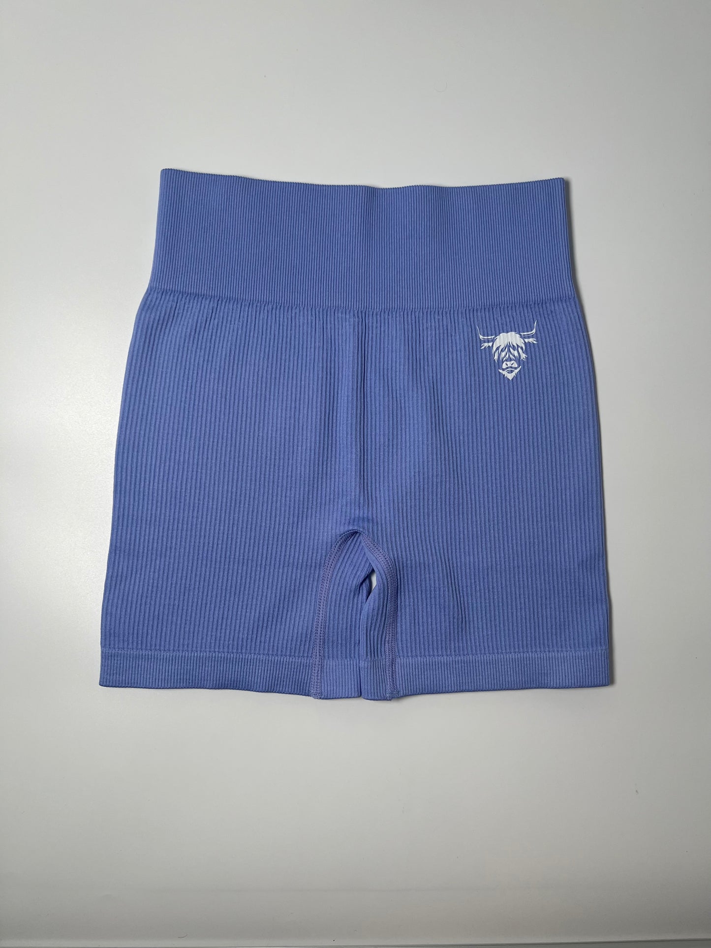 Seamless Ribbed Shorts - Violet