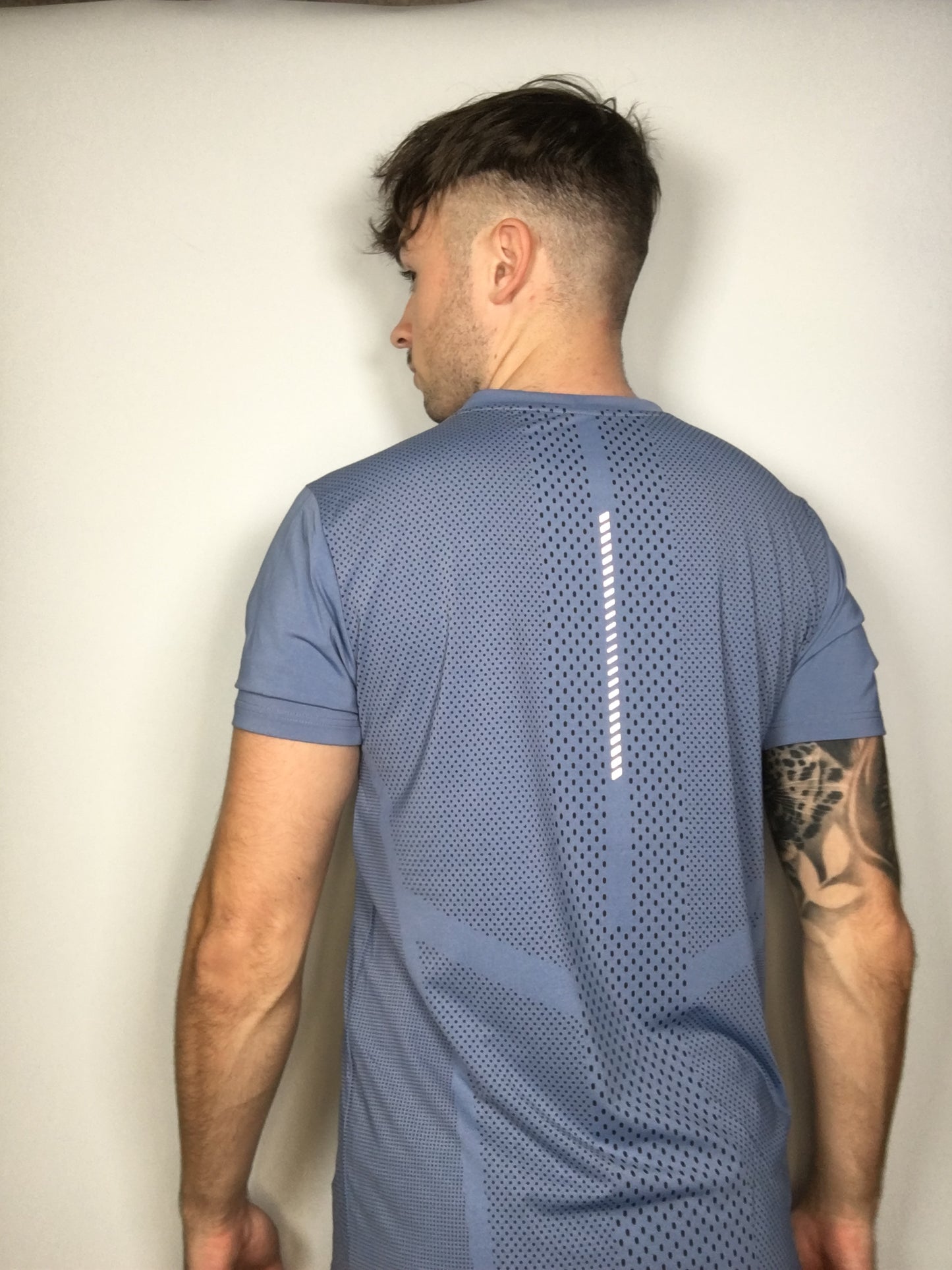 Men's Short Sleeved Top - Blue