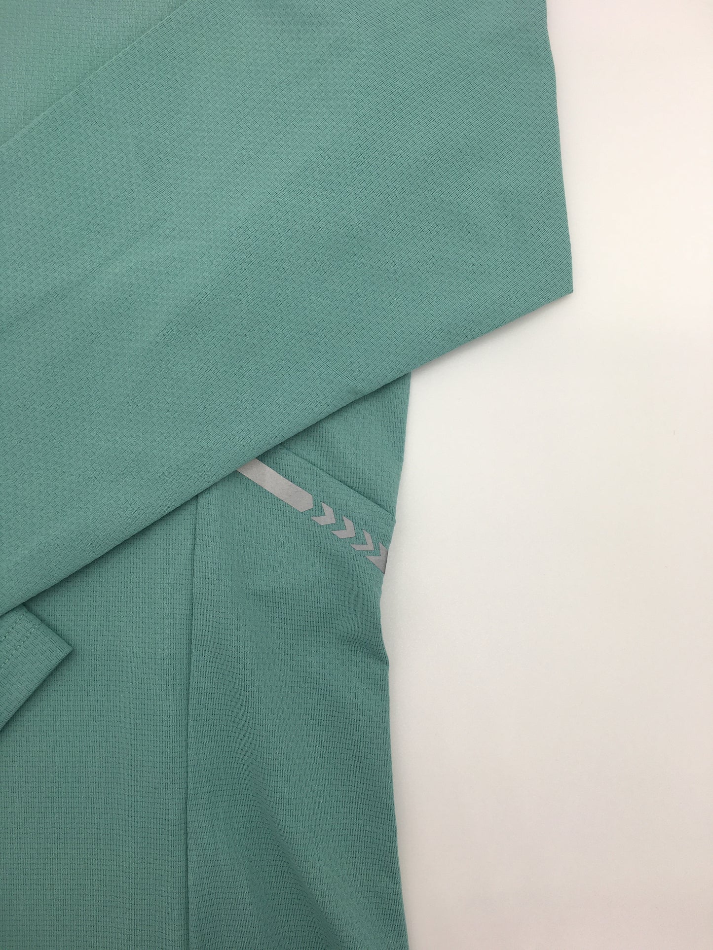 1/4 Zip Dry-Fit Running Top-Turquoise