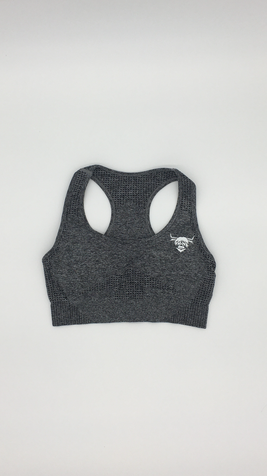 Seamless Sports Bra - Grey