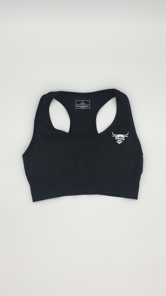 Seamless Sports Bra - Black
