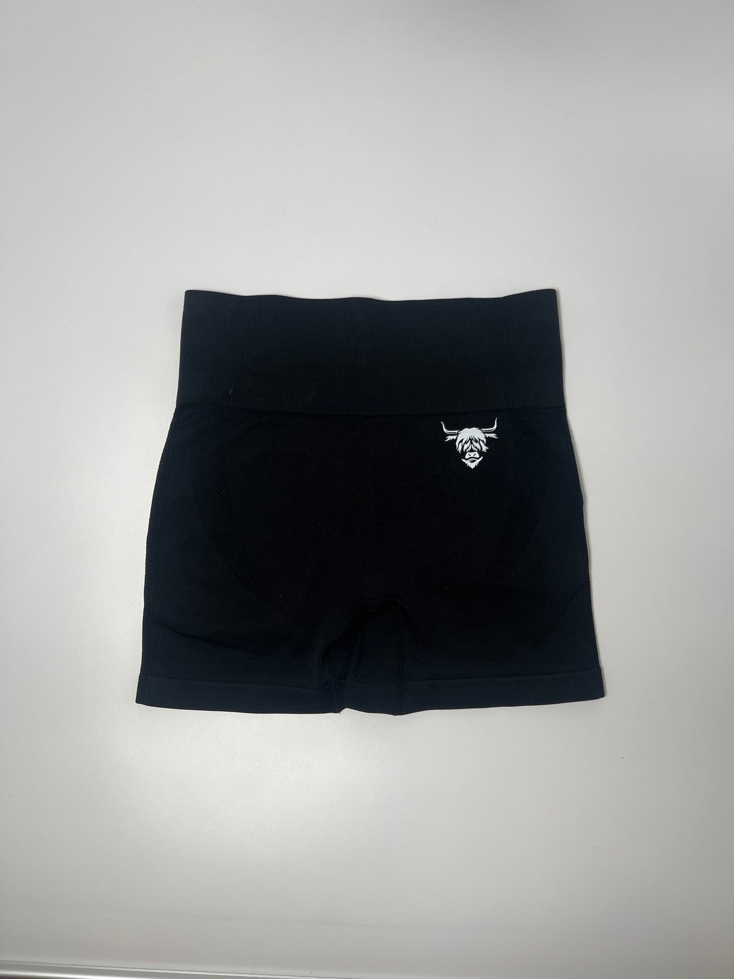 Seamless Scrunch Shorts - Black