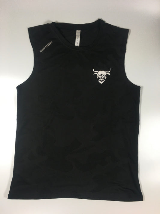 Camo Tank Top - Black