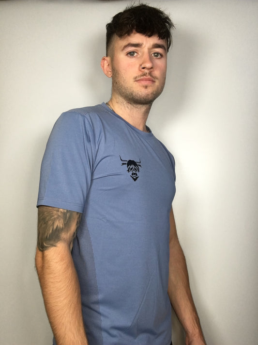 Men's Short Sleeved Top - Blue