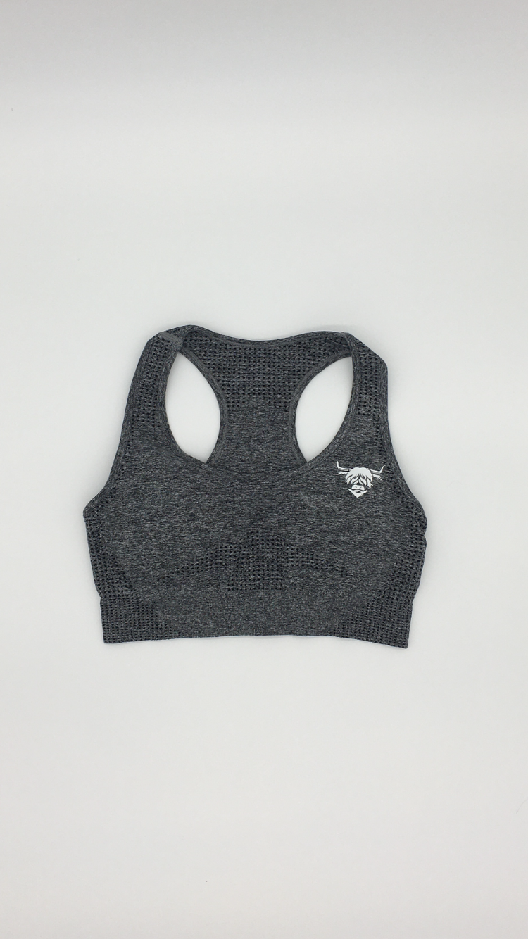 Seamless Sports Bra - Grey