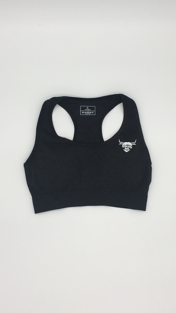 Seamless Sports Bra - Black