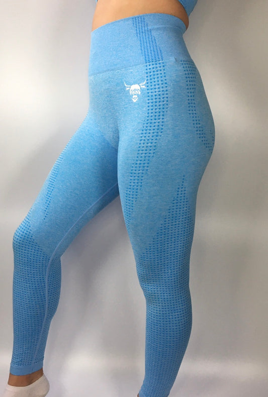 Seamless Leggings - Sky Blue